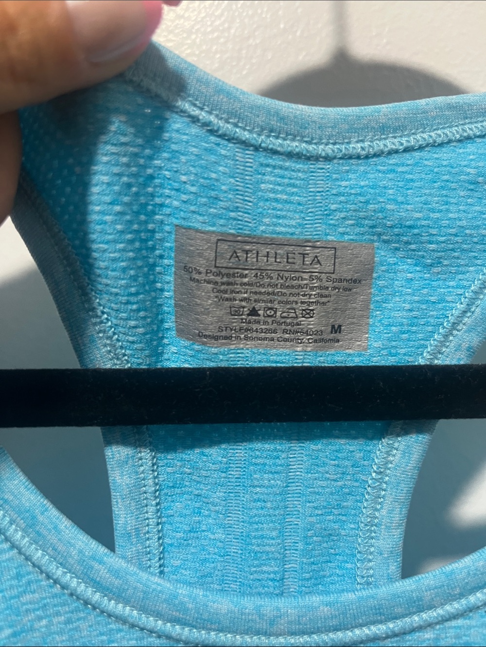 Athleta Aqua Ruched Racerback Tank - Picture 2 of 3